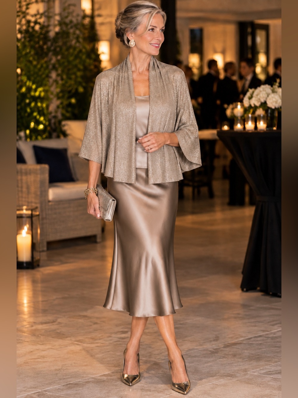 ST JOHN draped front Jacket Cape